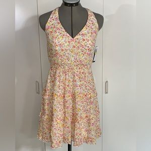 DRESS NWT ivory floral CITY STUDIO for Macy’s Juniors M